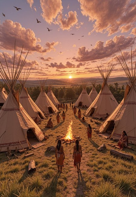 (((ultra detailed, masterpiece, high quality, )))
, 
((( Natamecammb2, tipi, tent, outdoors, sky, cloud, grass, fire, scenery,)))
,
((( native indian wearing, ))
,
((( people)))
,
((( birds eye view)))
,
((( sunset )))
,
((( )))
,
((( )))