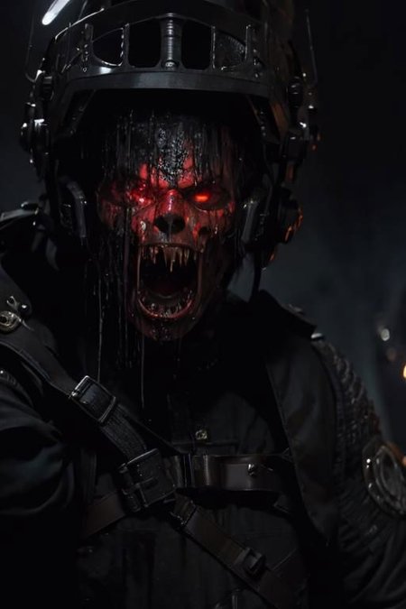 dark art, blood, violent, poster, di0el10, 1boy, a god, angry face, cyberpunk, halo, weapons, (masterpiece, top quality, best quality, official art, beautiful and aesthetic:1.2), extreme detailed, epic cinematic, soft nature lights, rim light, absurd, amazing, hyper detailed, semi realistic, soft colors, <lora:Horror_Ink_Style-000008:0.6> <lora:Elio - Dio del Sole:0.8> <lora:more_details:0.3>
