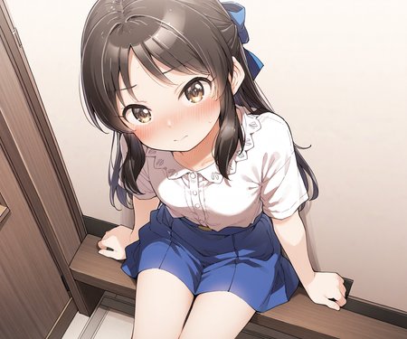 masterpiece, best quality, amazing quality, sfw, 1girl, solo, shirt, skirt, looking at viewer, tachibana arisu,   <lora:kusakashi style ILL-v2:1.2> kusakashi