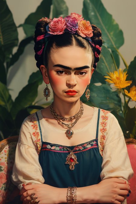 style of Frida Kahlo 378