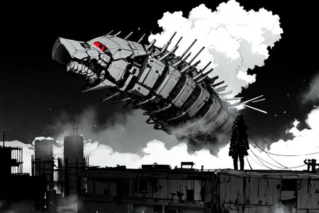 highly insanely detailed, masterpiece, top quality, best quality, highres, 4k, 8k, RAW photo, (very aesthetic, beautiful and aesthetic),  
tsutomu nihei,nihei_tsutomu,blame!,blame gakuen!,abara,TNstyle,sidonia_no_kishi,(giant room,sidonia \(ship\),hangar,city ruins,megastructure in background),fence,fog,steam,smoke,mist,foggy,tentacles,concrete walls,metal walls,lantern,bridge,air conditioner,cables,tubes,industrial pipes,dark sky,black sky,gauna,gauna mech,walkway,star \(sky\),starry sky,buildings, 
<lora:ABARA:0.5>, 
(1girl:1.3), 
solo focus, 
cliff,cliff scenery,mountainside,cliff face,pure black background,pure pink background,pure purple background,(color stripes background,colored smoke background,fluorescent background),âââ