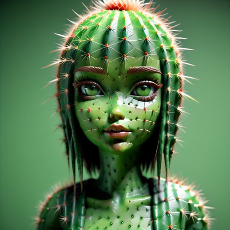 Cactexa girl texture cactus, cinematic <lora:Cactexa:1>