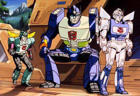 score_9, score_8_up, score_7_up, animation, transformers, 1boy , robot,Autobot , Tall, Bulky, Stealth Super Tank, glowing eyes, blue eyes, large eyes, circular eyes, Forest Green and Black armor, forward Laser cannons, treads,, angry face, transforms into futuristic Stealth Super Tank, full body, Autobot  Symbol (Blue), Military Helmet,