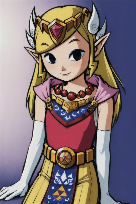 (Realistic:1.5) solo EdobLOZSpiritTracksZelda <lora:EdobLOZSpiritTracksZelda_v1.2:0.8>