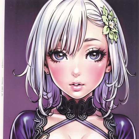 (masterpiece:1.4), (best quality:1.4),extremely detailed, intricate, hyper detailed,  1girl, White hair_flower, dress,  , (perfect_face), detailed_background, (doujinshi:1.2), doujinshi, colored_pencil_\(medium\)    <lora:YamashitaShunya-000004:0.75>