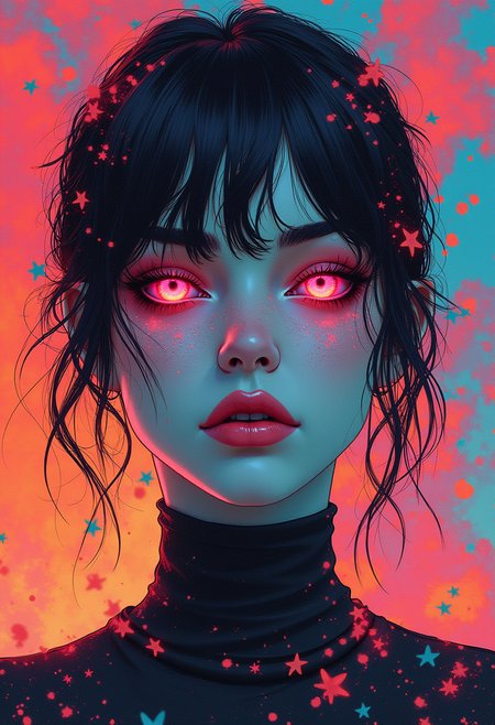 Dreamscape Dreamscape Dreamscape concept art (style of Conrad Roset) (portrait) a cyberpunk sci-fi . digital artwork, illustrative, painterly, matte painting, highly detailed . Surreal, ethereal, 