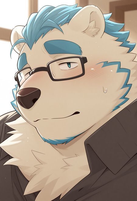 masterpiece, best quality, amazing quality, solo, 1boy, hyugatc, glasses, close-up, 