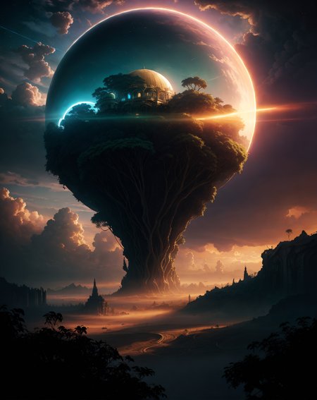 Alena Aenami: (nostalgic gradients), (emotional skies), (retro sunsets), (melancholic depth)Tropical jungle with colossal vines floating islands,Reverse-time exoskeleton recovery from battlefield wreckage,Desert noon: Cloudless cobalt dome merging into mirage-blurred horizons,
hyperrealistic surrealism,ultra-detailed,intricate textures,luminous colors,cinematic lighting,dramatic perspective,volumetric atmosphere,8k UHD,sharp focus, professional color grading, 1girl
<lora:extremely_detailed:0.8> extremely detailed,
<lora:DetailMaximizer:0.7>,
<lora:offset_0.2:0.7>,
<lora:add-detail-xl:0.3>,
<lora:aidmaMJ6.1_v0.5_2:0.7> aidmamj6.1,
<lora:Consistency Corrector XL:0.3>, Retrofuturism painting art style, nostalgic composition, combines retro aesthetics with futuristic elements, Baroque art style, dynamic composition, dramatic lighting, rich colors, intricate details, professional-grade execution, captures the grandeur and theatricality of the Baroque period