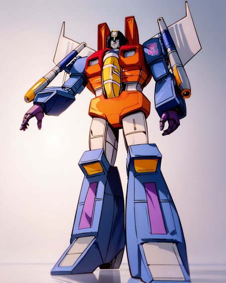 concept art score_9_up, score_8_up, score_7_up,score_6_up, view from below, rating_safe, style_cartoon, transformers g1, ((decepticon))), transformers, Ramjet, robot with Jet wings, green crystal in middle of chest, fans on sides of chest, vents on sides of head, black and purple, model pose, full body, legs, feet,  <lora:Seeker-_Transformers:0.7>  <lora:Transformers 86 FT:1> . digital artwork, illustrative, painterly, matte painting, highly detailed