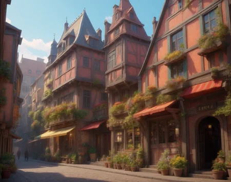 Anime Fantasy Architecture (Buildings) (SDXL) (AD)