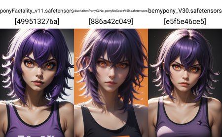 score_9, score_8_up, score_7_up,
1girl, solo, tank top, rating_safe,
 <lora:Dark_Amethyst_Pony_v0.1:0.5> d4rk4m3thyst, orange eyes, purple crossed bangs,