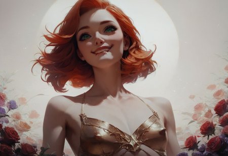 score_9, score_8_up, score_7_up, Expressiveh, a sexy (futanari:1.5), hamburglar, (red hair, ginger, medium length hair) green eyes, sexy face, beautiful, detailed face, perfect face, perfect eyes, slim thighs, fat ass, slender waist, tummy, flat chest, large erect nipples, very cute look on face, shy smile, lip bite, alluring face, alluring gaze, 18 years old, very aesthetic, (best quality), (colorful), (detailed) dramatic angle, ultra quality, 32K, cinematic lighting, volumetric lighting, hamburglar costume