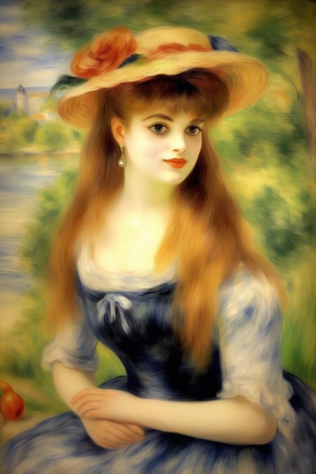 <lora:Pierre Auguste Renoir Style:1>Pierre Auguste Renoir Style - painted with Pierre-Auguste Renoir style