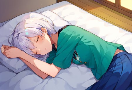 score_9, score_8, score_7, source_anime, asatsuki, sleeping