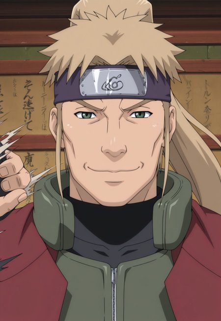 solo, masterpiece, modern, new, 1boy, male, masculine face, daddy looking face,

NarutoInoichi, blonde hair, ponytail, forehead protector, vest, headshot, looking at viewer, smiling