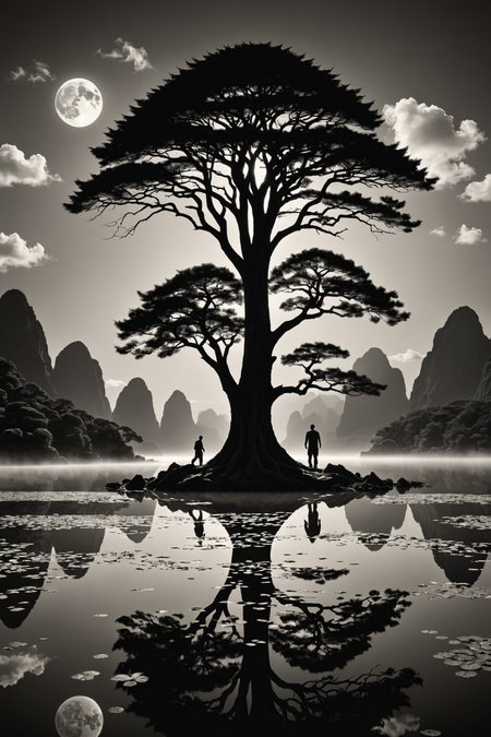by  Jerry Uelsmann  and  F. Scott Hess in the style of  Don Hong-oai , photo  <lora:more_art:0.25><lora:clothing_slider:1.00><lora:huge_anime_eyes:0.85><lora:attractive:0.75><lora:great_lighting:1.00><lora:aesthetic:0.85><lora:photorealistic_portrait:0.85><lora:RMSDXL_Enhance:0.45><lora:RMSDXL_Creative:0.35><lora:RMSDXL_Photo:0.45><lora:RMSDXL_Darkness_Cinema:0.50><lora:XDetail_heavy:0.45><lora:perfect_eyes:0.15><lora:perfect_hands:0.15><lora:midjourney:-0.15><lora:looking_at_viewer:0.75>