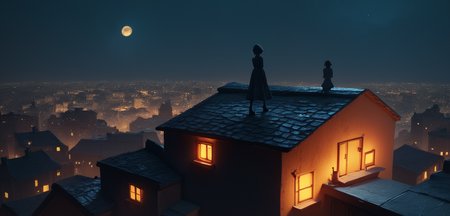 score_9, score_8_up, score_7_up, score_6_up, score_5_up, score_4_up, 3d, realistic, rooftop scenery at night, backlight, cinematic photoshot <lora:ponys-dream:.9>