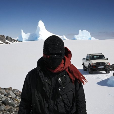 man,archive,high fashion,pale skin,torn clothes,scuffs clothes, abrasions clothes ,rubs clothes,dark,90x,bad quality,no face,bandage,scarf hide his face,melted clothes,flowing clothes,blood stains on clothes,abstract forms,ice melted,antarctica,furr,<lora:High_Fashion:1>  <lora:badquality_v02:1>, by paul zizka, furry, elegant, crystallized, dark, ambient lighting, night time, CCTV