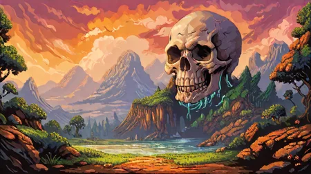 small centered composition, product shot, plain background, art by Ronald Wimberly and (Dan Mumford:0.9) , wallpaper art, in the center is an image of an intricate details, ("The Skull of Nature":1.2) , Small, Graphic novels, dynamic, experimental storytelling, Pop culture, detailed linework, sci-fi and fantasy themes, sublime, elaborate, radiant, ambient background, grand illumination, Hyper-realistic, 16k resolution, intricate details.
(masterpiece, award winning artwork)
many details, extreme detailed, full of details,
Wide range of colors, high Dynamic
 <lora:xl_more_art-full_v1:0.285>
 <lora:zavy-bcklt-sdxl:0.25> zavy-bcklt 
<lora:RMSDXL_Creative:0.24> 
<lora:add-detail-xl:1> 
<lora:MJ52:0.285>