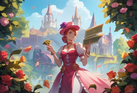 score_9, score_8_up, score_8. score_9, score_8_up, score_7_up, masterpiece, 4k, high quality, (best quality:1.1),anime, beautiful drawing, A flamboyantly adorned male goblin, holding a stack of money in his hands, is dressed in pimp attire consisting of a stylish pink overcoat, a pink fedora hat, and a golden dollar necklace. This vivid image, whether a painting or photograph, showcases the goblin's extravagant outfit in rich detail, portraying him as a symbol of ostentatious wealth and flamboyant fashion. The intricate design and vibrant colors of his attire bring an air of opulence and extravagance to the scene, capturing the viewer's attention with its high-quality depiction.