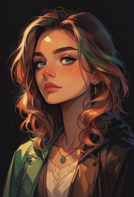 score_9, score_8_up, score_7_up, score_6_up, aesthetic, s1_dram, ncpy13 style, pastels drawing, deep black background,  rogue girl, kawai girl, hooded cloak, mysterious, cute, armor, dark fantasy setting, upperbody portrait, elegant, intricate details, watercolor