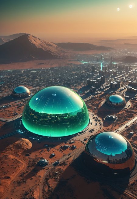 TOKx-twitterxxx x-twitter (19)TOKx-twitterxxx "Create a futuristic cityscape on Mars, with sleek, metallic buildings rising from the red Martian soil, bathed in the warm glow of the setting sun. In the sky, a massive exoplanet resembling Earth hovers, its blue and green surface shining against the cosmic background. The city is filled with advanced technology, glowing streets, and hovering vehicles. Prominently in the sky, a massive glowing X (the X-Twitter logo) floats above the city, casting a subtle blue glow on the structures below. The scene is hyperrealistic, capturing the textures of the Martian surface, the futuristic architecture, and the ethereal presence of Earth in the distant sky."
 (8k uhd:1,4)
 <lora:add-detail-xl:1>
 <lora:Dynamic Poses:1>
