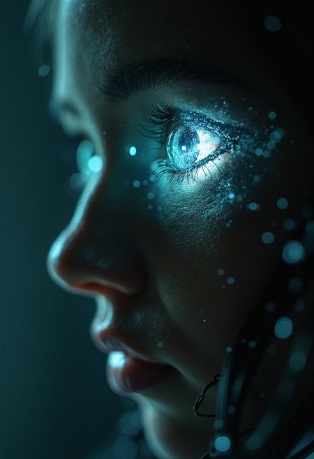 Yuri Shwedoff
woman (cyborg:1.35) (dark black void contact lens:1.5) by Tony Conrad ,Biopunk, , shallow depth of field, vignette, (Fiber optic light painting) (Fujicolor Superia X-TRA 400:) (Light tracing) (Dramatic lighting)