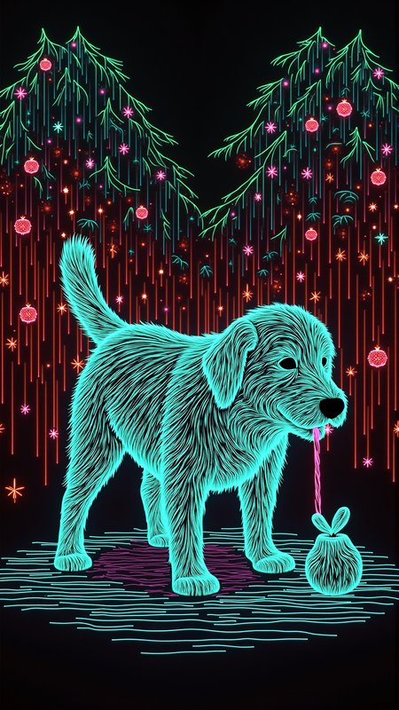 A (Neon:0.8)   Chr457m45m3rg3D0nMN3M1C Dog
<lora:Chr457m45m3rg3D0nMN3M1CFlux:0.9>