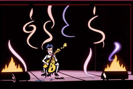 <lora:Mission_Hill_Style_-_1999-000011_11:1>, jazz barm musician, stage, tables, smoke, cigarette smoke,  <lora:LCM_SD15:1.0>