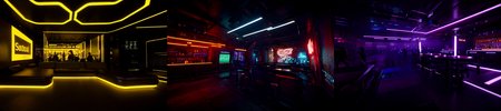 highly insanely detailed, masterpiece, top quality, best quality, highres, 4k, 8k, RAW photo, (very aesthetic, beautiful and aesthetic), 
__lazy-wildcards/subject/env-bg-interior/cyberpunk_club/prompts__, 
<lora:Cyberpunk_Club:0.8>, 
(1girl:1.3), 1other, 
__lazy-wildcards/dataset/background__,âââ
