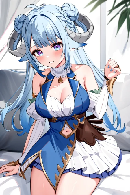MinaiAruma, 1girl, waistcoat, detached sleeves, 
masterpiece, newest, absurdres, <lora:MinaiArumaXL:1>,