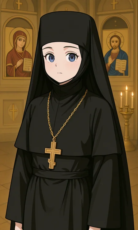 Orthodox nun