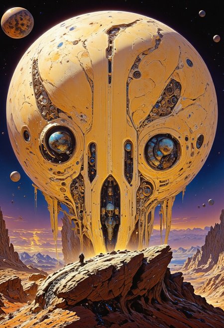 by Hiromu Arakawa and Dom Qwek,  acidwash effect, a human colony on a distant moon faces challenges , hyper detailed, professional poster art, bold lines, award winning,  trending on ArtStation , (intricate details, masterpiece, best quality:1.4), looking at viewer, dynamic pose
<lora:add-detail-xl:1> <lora:xl_more_art-full_v1:0.5>  <lora:NicolaSamori:0.5> in the style of nicola samori <lora:looking_at_viewer:2>