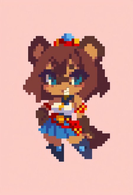 score_9, score_8_up, score_7_up, high quality, 1girl, shirosu00, chibi, female, Tanuki, anthro,