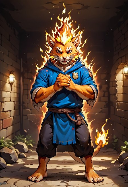 (((Barefoot furry character, full body, cinematic setting, furry male, plantigrade))) 
(((I am not a hero)))
(((I’m not what you think)))
Seven days, a morning mess
I know it’s just my own life
Looking for another world
I try not to burn out
The world awaits, so here I am
I am not a hero
I am not what you think
I just try to do my best and not to give in
I am not your hero and that’s why sometimes
I hide in (((a dark corner))) to (((break down and cry)))
Seven, they are my sins,
Burning flames under my skin
No hesitation, no turning back
I follow my rules, I try to forget
The burden I carry, used to slow me down
But now I am rising with a new strength
I am not a hero
I am not what you think
I just try to do my best and not to give in
I am not your hero and that’s why sometimes
I hide in a dark corner to break down and cry...
BREAK, intricate details, highly detailed, extreme detail, octane render, fine art, best quality, highres, (detailed face:1.5), ((full_body)), UHD, (((perfect hands))), low light, anime