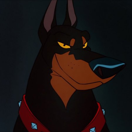 score_9, score_8_up, score_7_up, Expressiveh, masterpiece, best quality, highly detailed, realistic,  1boy, solo, (RoscoeOAC,furry, feral, canine, doberman, black nose, yellow sclera, black eyes, black body, black fur, brown body, brown fur, two tone body, two tone fur, small tail, red collar), upper body, close-up, ((black  background, simple background)), smile, looking at viewer, closed mouth, front view, dutch angle