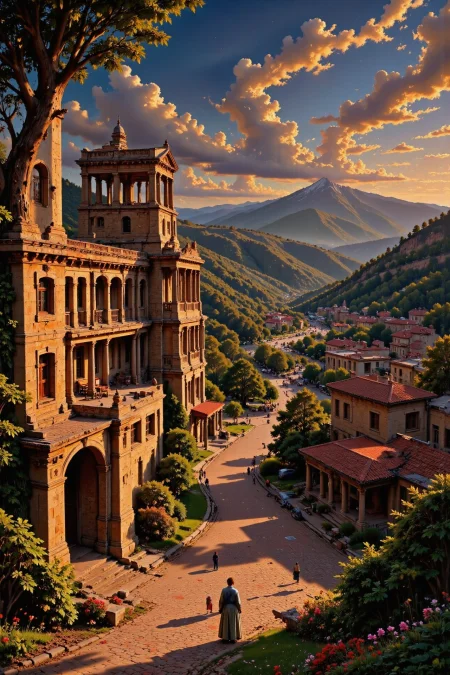 (ruins:1.3),  beautiful (Bolivian) fantasy landscape,  evening, woman, very intricate, very detailed, sharp, colorful, <lora:Hand v2:1> <lora:Anti-Blur:1> <lora:Insane Detail Slider:0.5>  <lora:Flux.1_Turbo_Detailer:0.6>  <lora:flux photo transparent beta:0.8> <lora:flux.1_lora_flyway_Epic-detail_v2:0.6> <lora:Painterly01b_CE_FLUX_AIT:0.8> pntrlyCE_style, <lora:FluxMythP0rtr4itStyle:0.8> mythp0rt