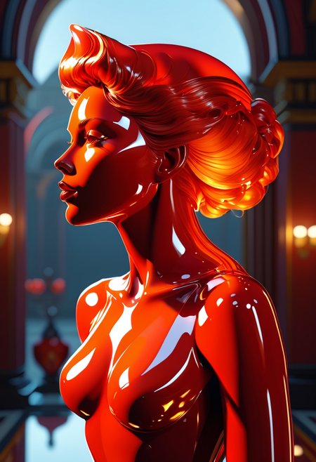(masterpiece), (best quality), (masterpiece:1.5), Red Melesse Spirit Photorealistic  <lora:Digital_Dynamic_Acrylics:0.55> <lora:Alchemy V2:0.55> <lora:MJ52:0.45> <lora:MJ52_v2.0:0.65>, masterful composition, dynamic volumetric lighting, ray_tracing, reflection,