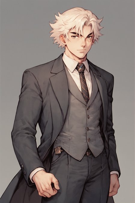score_9, score_8_up, score_7_up, score_6_up, score_5_up, score_4_up,  cowboy shot, 1boy,   solo, formal,  suit, 
<lora:matsuena_shun_style:1>