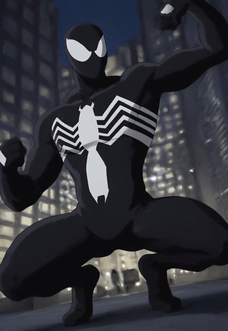 "Symbiote" Spider-Man "2012" Blacksuit (Ultimate Spider-Man Serie) [Illustrious/Pony]