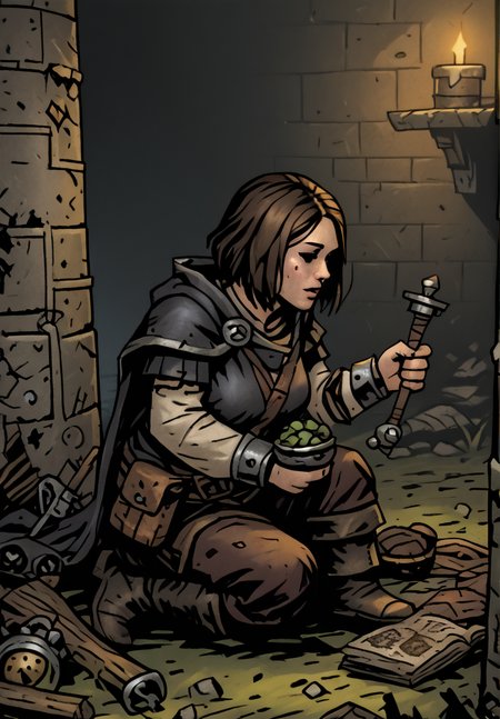 <lora:Darkest_Dungeon:1> darkest dungeon, sprite, 1girl,