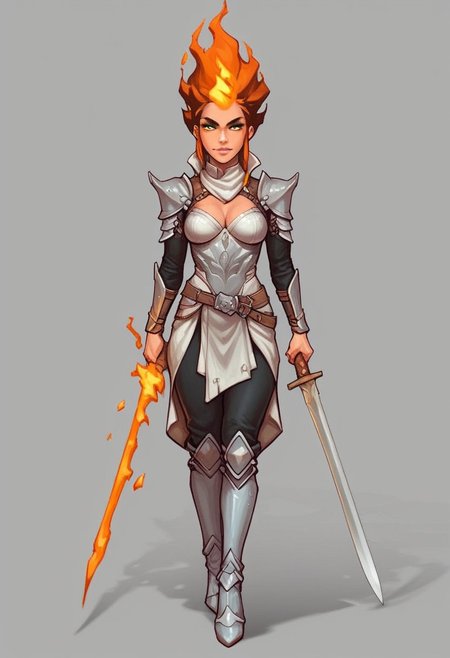 ((bestifacator, holding, black glowing eyes, dynamic pose, long fire hair))
((((full-clothed)))), ((long big sword in hands, sword in hands))
BREAK 
(((((in ruined medieval castle, burned background))))))
score_9, score_8_up, score_7_up, score_6_up, source_cartoon, rating_explicit, Expressiveh, (((((full body))))), dynamic pose