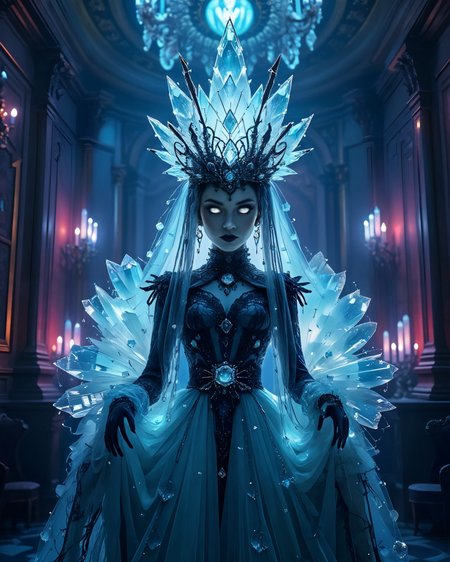 The Elegant Terrors Clothing Set: Crystalised Elegance