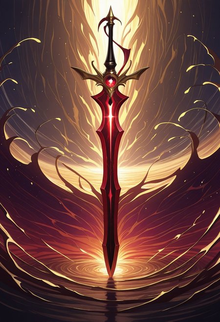 MASTERPIECE, AMAZING QUALITY, NO HUMANS, G0DSW0RD, SERPANT SWORD, WAVY BLADE,