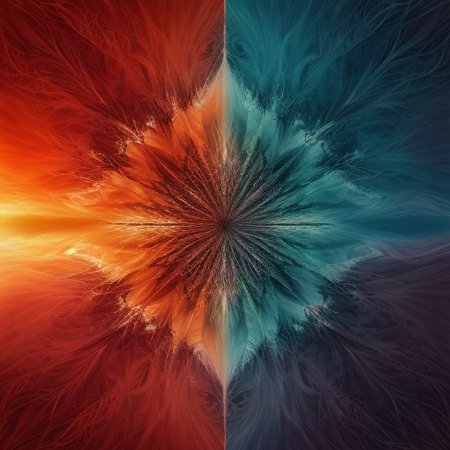 Fractal sunset