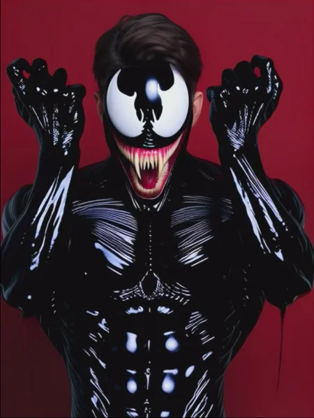 i2v A wan2.1 based venom transformation effect