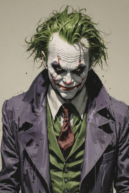 by Tsutomu Nihei,(strange but extremely beautiful:1.4),(masterpiece, best quality:1.4),in the style of nicola samori,The Joker