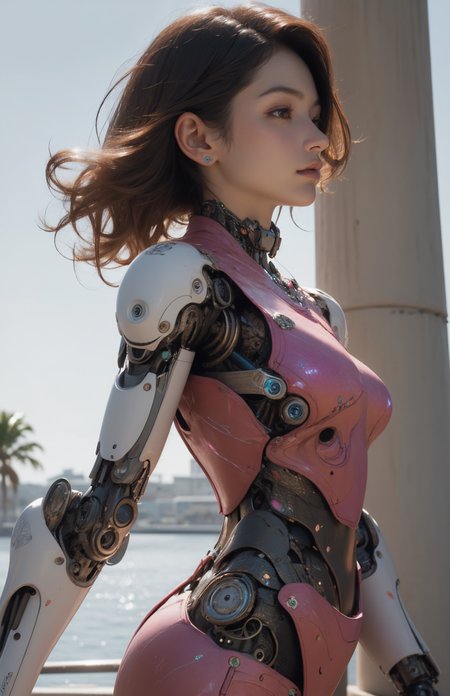 girl in a colourful   patterns, , realistic fantasy, extremely detailed and beautiful aesthetic face, 8 k resolution, dramatic lighting(peacock feather:1),Layers and layers of thin gemstones,<lora:nijiarmor_v2:1> ,(robot:1.2),(robot,:1.2),Pastel_color armor ,,backlighting,  android woman ,simple background,PIT GIRL