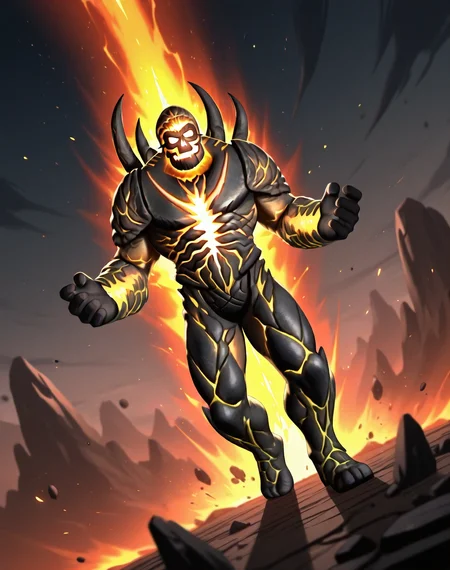 <lora:Dark_Khan_(Mortal_Kombat)_(Illustrious)_(AD):1.35> Dark Khan, muscular, Mortal Kombat, 
dutch angle, exterior, battle field, 
male focus, gradient coloring, villain, end boss, overpowering, evil, gritty dark fantasy, 
BREAK very awe, aesthetically pleasing, masterpiece, best quality, amazing quality, very aesthetic, perfect depth of field shot, in'ei,
Smooth Quality, lazympos, IllustQualXL_Pos,