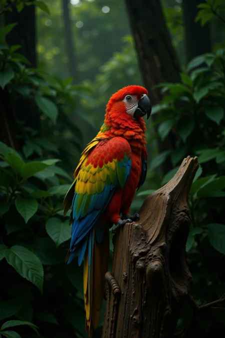 A beautiful brightly colored parrot in the jungle beautiful  landscape photo, photography, Fujifilm XT-4 Viltrox, realistic, dusk, woman, very intricate, very detailed, sharp, bright, colorful, <lora:Hand v2:0.5> <lora:Anti-Blur:1><lora:Insane Detail Slider:0.25>  <lora:flux.1_lora_flyway_Epic-detail_v2:0.3> <lora:fluxenhancer:0.25>